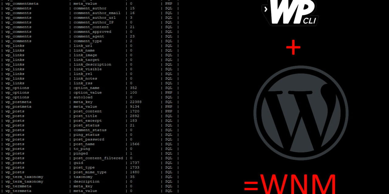WP-CLI i zmiana ciągów znaków (np. URL, adresów mail) w WordPress